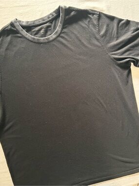 Daniel Buchler Black Crew Neck Tee XL